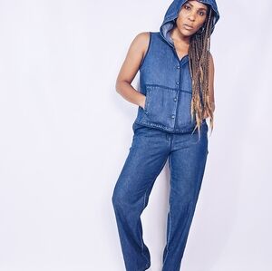 Harve Benard Denim Pant Set